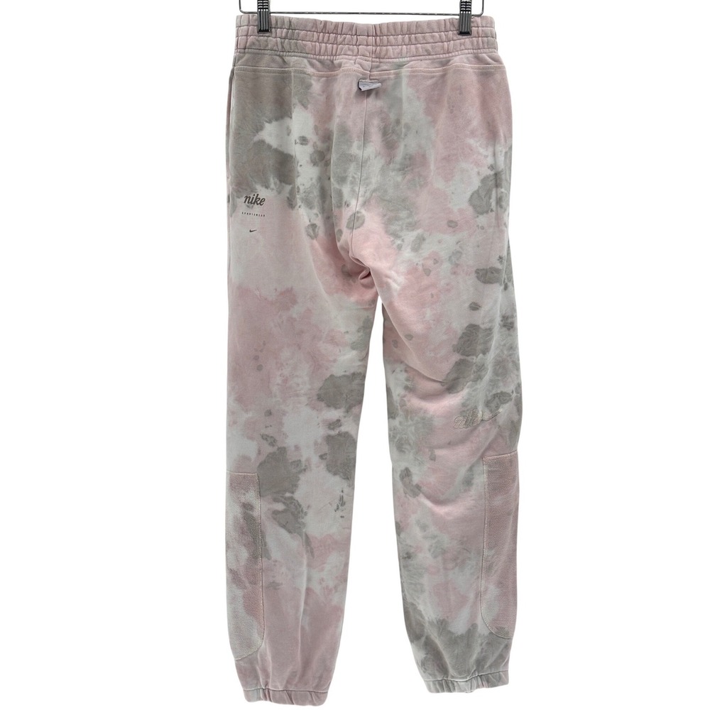Nike Sportswear Joggers Club Fleece Terrycloth Tie Dye Pink Gray Men Size Small